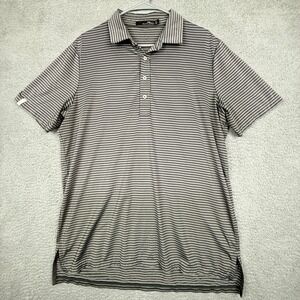 RLX Ralph Lauren Men's Golf‎ Polo Shirt Size L Striped Short Sleeve Performance